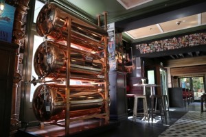 The technology, dubbed 'fresh tank' delivers fresh and unpasteurised Carlton Draught tank beer straight from the Carlton & United Brewery in Melbourne.